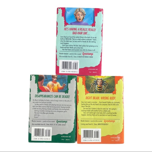 90’s R.L. Stine Goosebumps Books Vintage - Picture 3 of 3